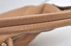 Authentic GUCCI Vintage Shoulder Hand Bag Purse Leather 0014288 Beige 1169K