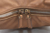 Authentic GUCCI Vintage Shoulder Hand Bag Purse Leather 0014288 Beige 1169K