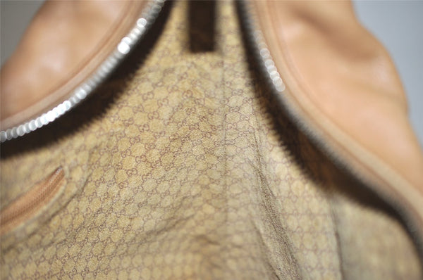 Authentic GUCCI Vintage Shoulder Hand Bag Purse Leather 0014288 Beige 1169K