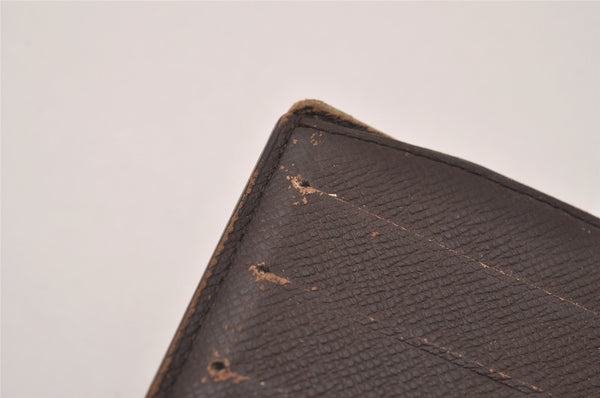 Auth Louis Vuitton Damier Porte Monnaie Billets Viennois Wallet N61664 LV 1170I