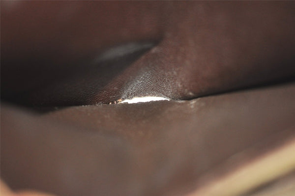 Auth Louis Vuitton Damier Porte Monnaie Billets Viennois Wallet N61664 LV 1170I