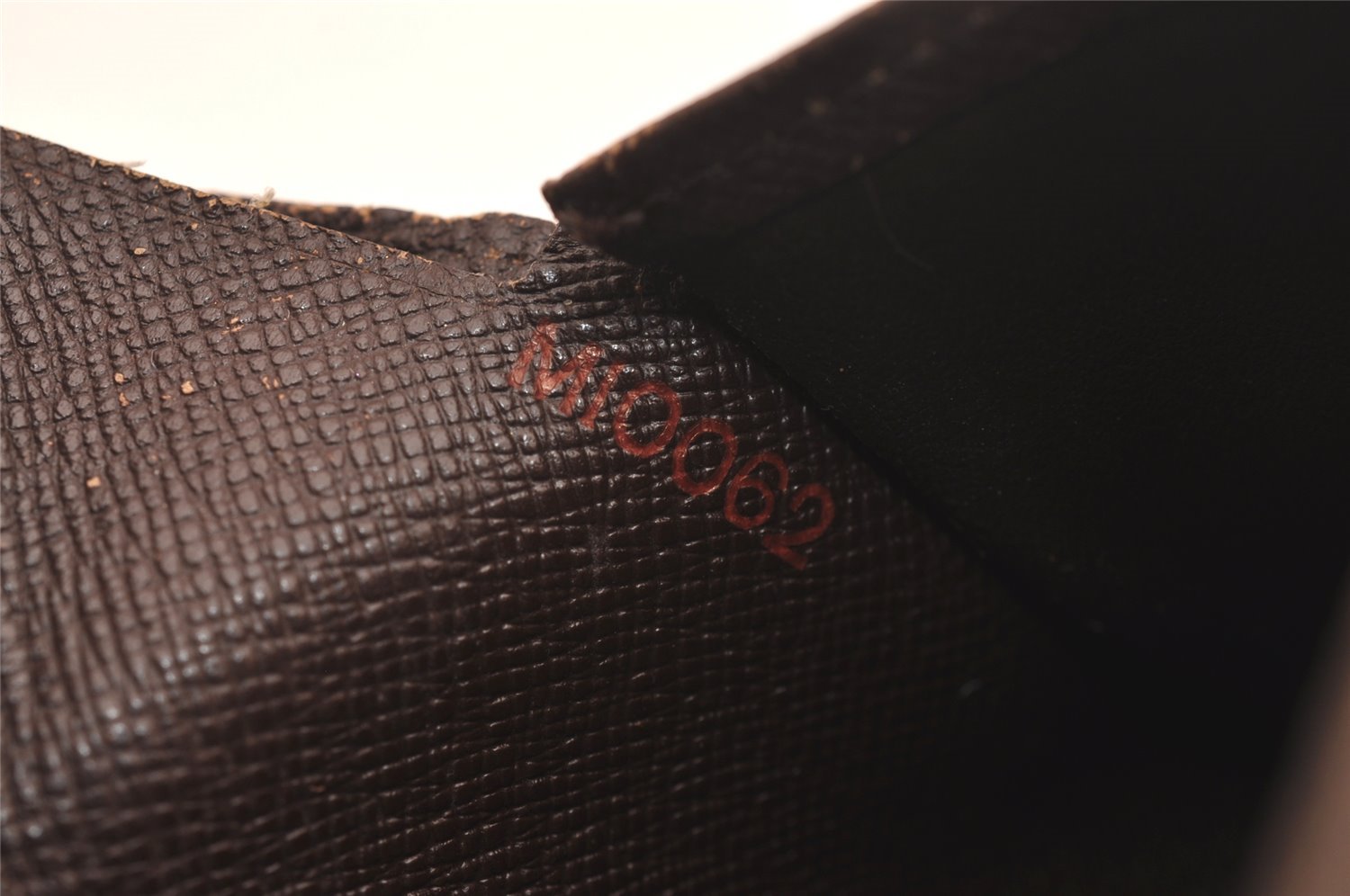 Auth Louis Vuitton Damier Porte Monnaie Billets Viennois Wallet N61664 LV 1170I