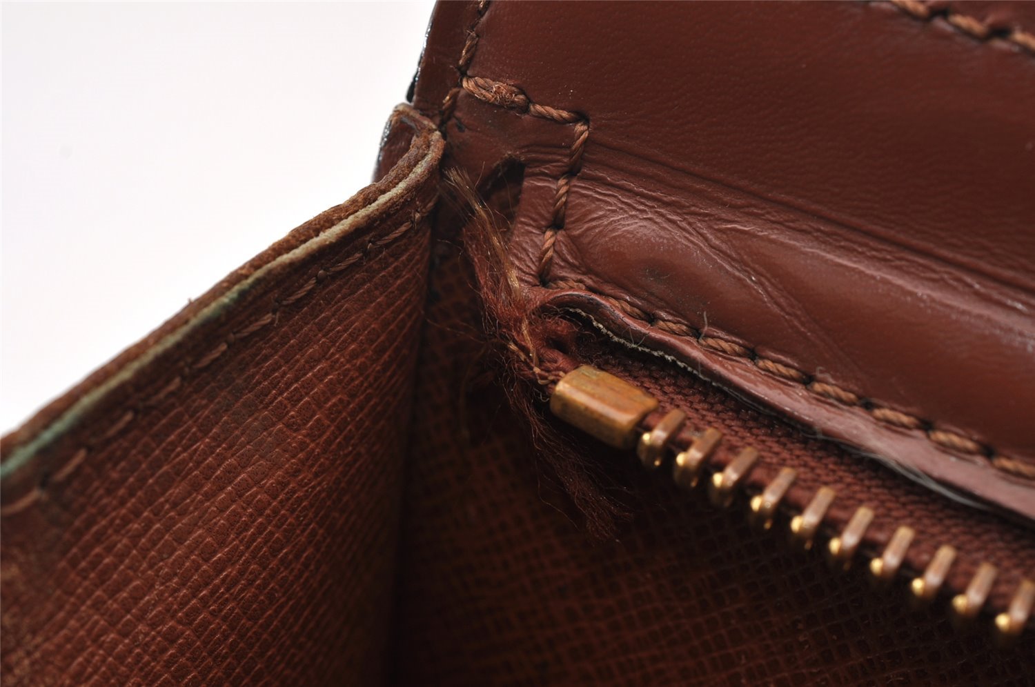 Authentic Louis Vuitton Monogram Pochette Homme Clutch Hand Bag M51795 LV 1172I