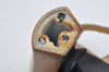 Authentic CELINE Vintage Ladies Sandals Leather US Size 7 Beige Box Junk 1172K