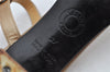 Authentic CELINE Vintage Ladies Sandals Leather US Size 7 Beige Box Junk 1172K