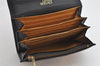 Authentic Gianni Versace Bifold Wallet Purse PVC Leather Black Multicolor 1174K