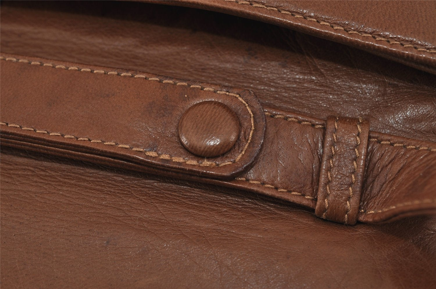 Authentic GUCCI 2Way Shoulder Cross Body Clutch Bag Purse Leather Brown 1176I