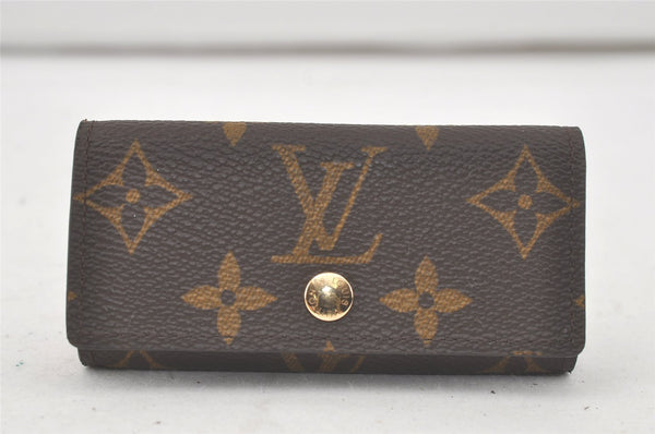 Auth Louis Vuitton Monogram Multicles 4 Four Hooks Key Case M62631 Box 1176L