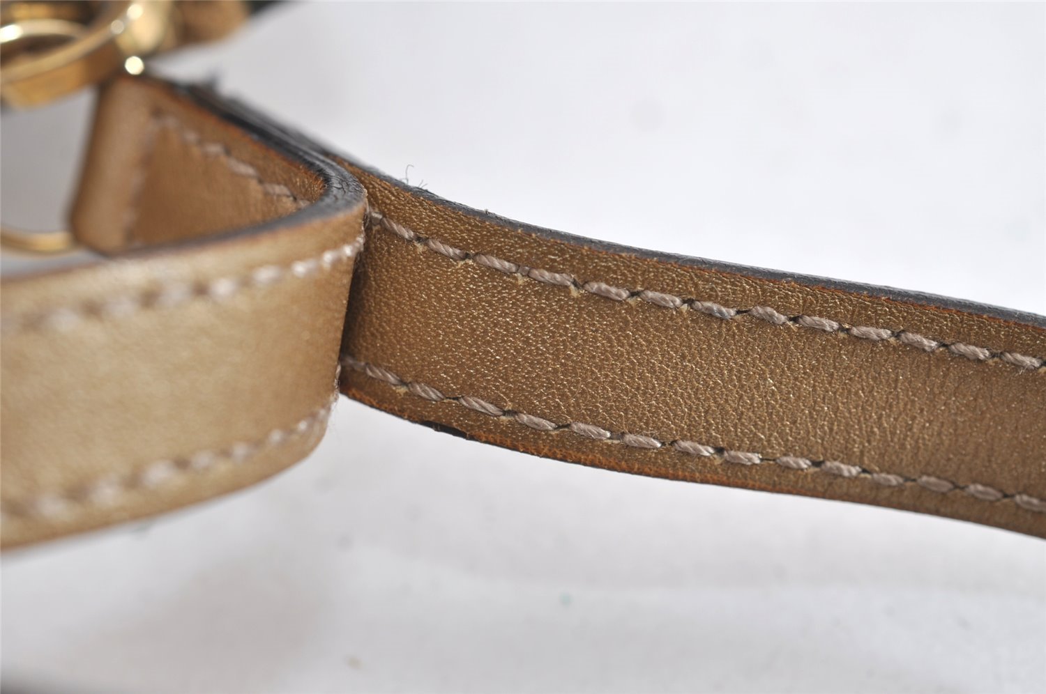 Authentic GUCCI GG Crystal Abbey Pouch Purse GG PVC Leather 203650 Brown 1178J