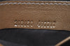 Authentic GUCCI GG Crystal Abbey Pouch Purse GG PVC Leather 203650 Brown 1178J