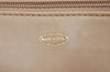 Authentic CHANEL Caviar Skin V Stitch 2Way Hand Tote Bag Beige CC 1178K