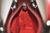 Authentic Christian Dior Maris Pearl 2Way Tote Bag Enamel Bordeaux 1180K