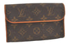 Auth Louis Vuitton Monogram Pochette Florentine Pouch Waist Bag M51855 LV 1180L