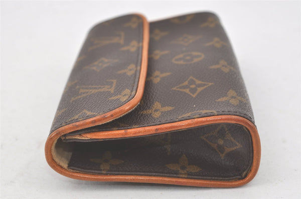 Auth Louis Vuitton Monogram Pochette Florentine Pouch Waist Bag M51855 LV 1180L