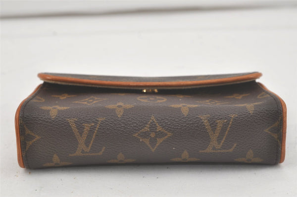 Auth Louis Vuitton Monogram Pochette Florentine Pouch Waist Bag M51855 LV 1180L