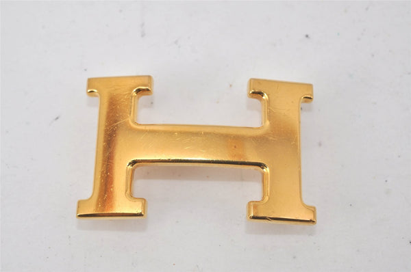 Authentic HERMES Vintage Buckle for Constance Leather Belt Gold 1181L