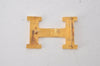 Authentic HERMES Vintage Buckle for Constance Leather Belt Gold 1181L