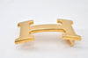 Authentic HERMES Vintage Buckle for Constance Leather Belt Gold 1181L