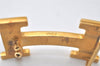 Authentic HERMES Vintage Buckle for Constance Leather Belt Gold 1181L