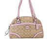 Authentic COACH Signature Shoulder Hand Bag PVC Leather F18918 Beige 1182K