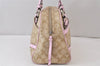 Authentic COACH Signature Shoulder Hand Bag PVC Leather F18918 Beige 1182K