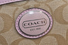 Authentic COACH Signature Shoulder Hand Bag PVC Leather F18918 Beige 1182K