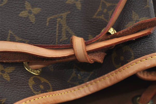 Authentic Louis Vuitton Monogram Montsouris GM Backpack M51135 LV 1183I