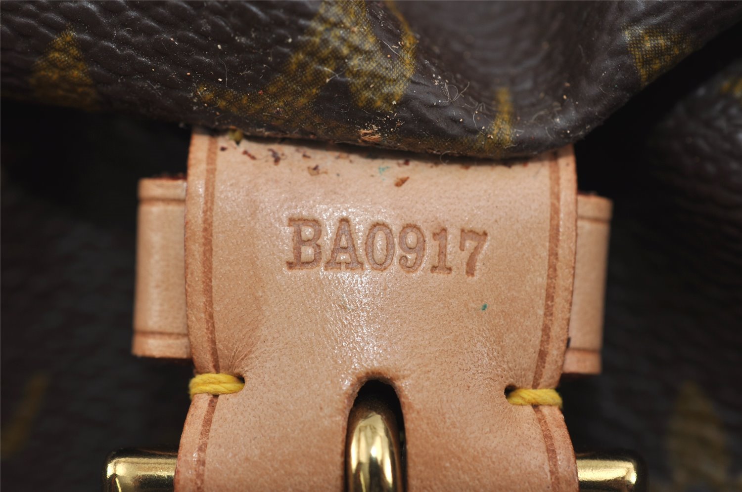 Authentic Louis Vuitton Monogram Montsouris GM Backpack M51135 LV 1183I