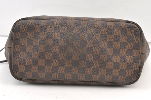 Authentic Louis Vuitton Damier Neverfull MM Shoulder Tote Bag N51105 Junk 1183K