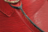 Authentic Louis Vuitton Epi Alma PM Hand Bag Red M52147 LV 1185K