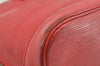 Authentic Louis Vuitton Epi Alma PM Hand Bag Red M52147 LV 1185K