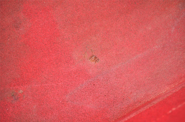 Authentic Louis Vuitton Epi Alma PM Hand Bag Red M52147 LV 1185K