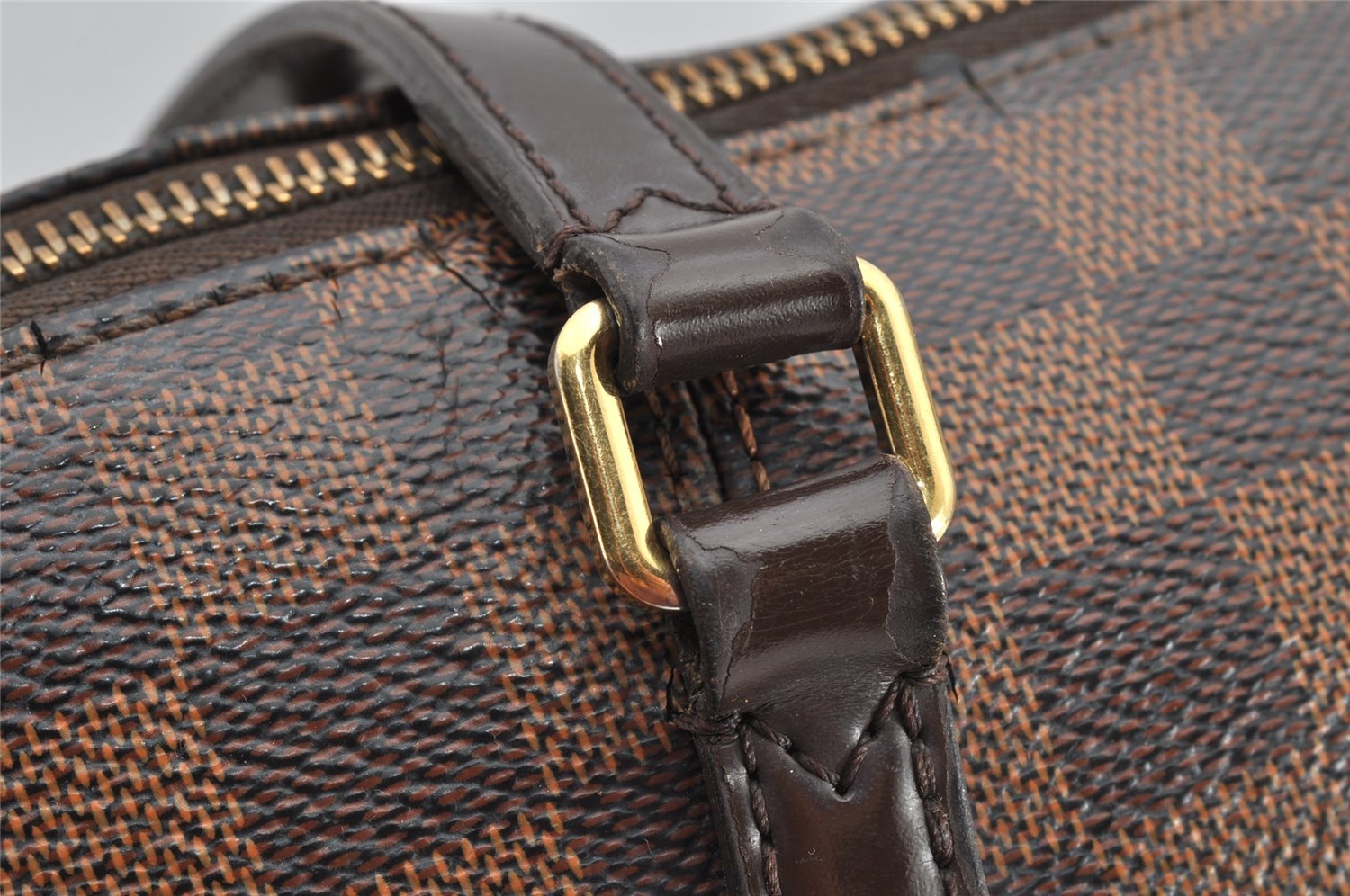 Authentic Louis Vuitton Damier Totally PM Shoulder Tote Bag N41282 LV 1186K