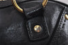 Authentic YVES SAINT LAURENT Muse Tote Hand Bag Leather 156465 Black 1187J