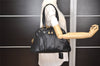 Authentic YVES SAINT LAURENT Muse Tote Hand Bag Leather 156465 Black 1187J