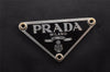 Authentic PRADA Nylon Leather Shoulder Cross Body Bag Purse Black 1187K