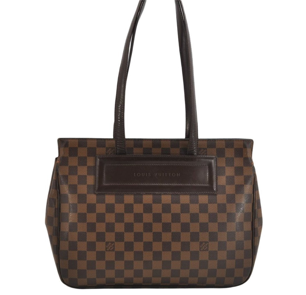 Authentic Louis Vuitton Damier Parioli PM Shoulder Tote Bag N51123 LV 1188K