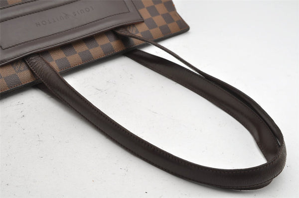 Authentic Louis Vuitton Damier Parioli PM Shoulder Tote Bag N51123 LV 1188K