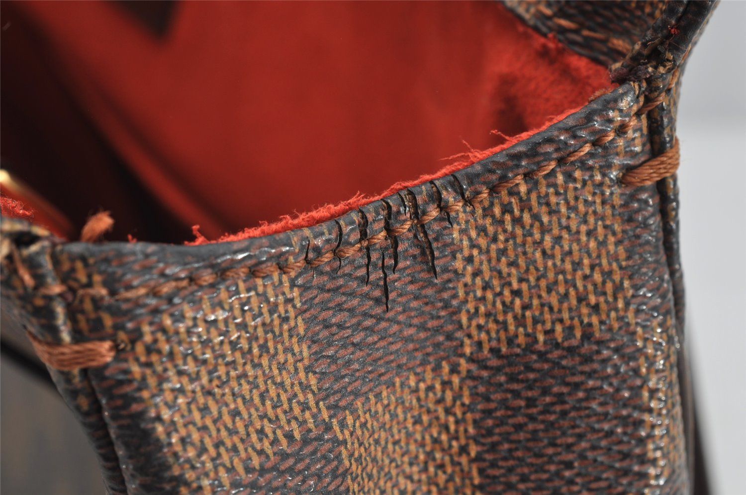 Authentic Louis Vuitton Damier Parioli PM Shoulder Tote Bag N51123 LV 1188K