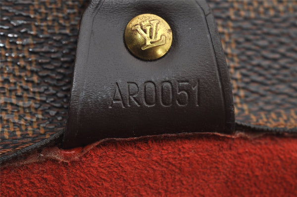 Authentic Louis Vuitton Damier Parioli PM Shoulder Tote Bag N51123 LV 1188K