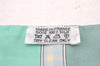 Authentic HERMES Twilly Scarf "Camails" Silk Light Blue Box 1190I