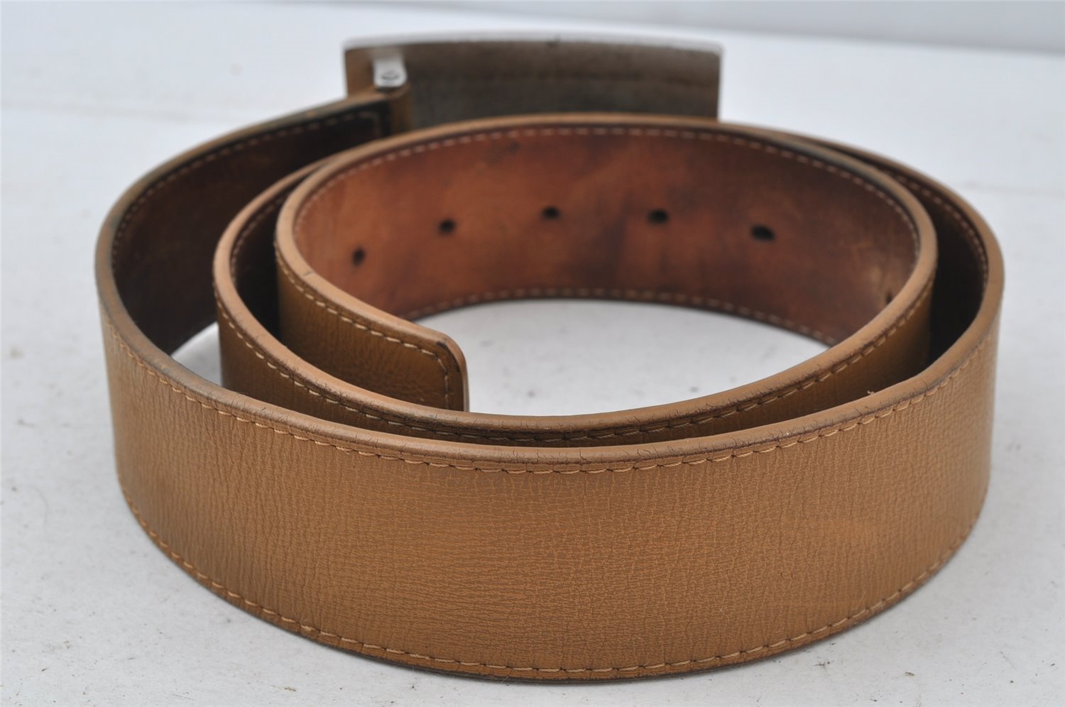 Auth Louis Vuitton Ceinture Jeans Belt Size 90cm 36