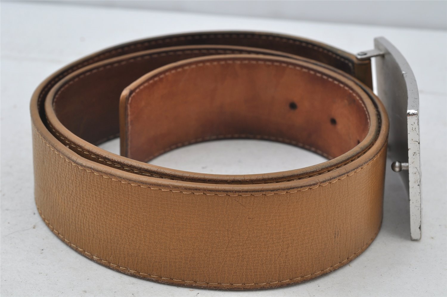 Auth Louis Vuitton Ceinture Jeans Belt Size 90cm 36