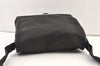 Authentic PRADA Nylon Leather Shoulder Cross Body Bag Black 1191K