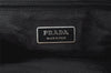 Authentic PRADA Nylon Leather Shoulder Cross Body Bag Black 1191K