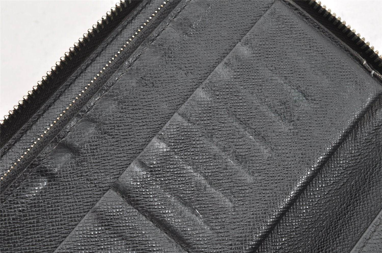 Authentic Louis Vuitton Damier Graphite Zippy Wallet Vertical N63095 LV 1193K