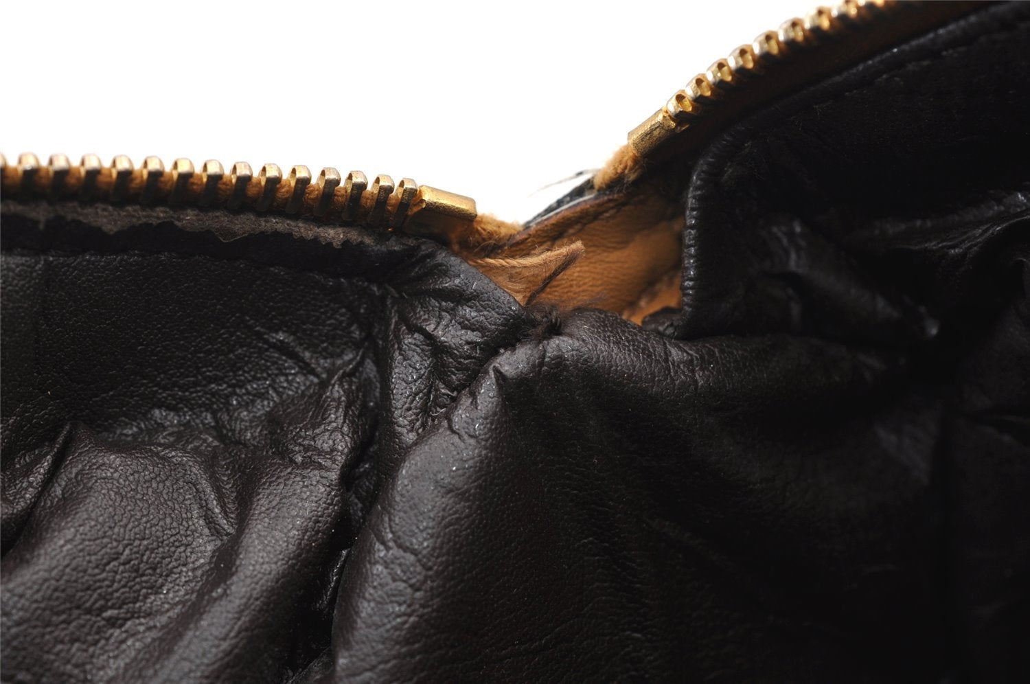 Authentic GUCCI Sherry Line Hand Bag GG Canvas Leather 0000851 Brown 1194K