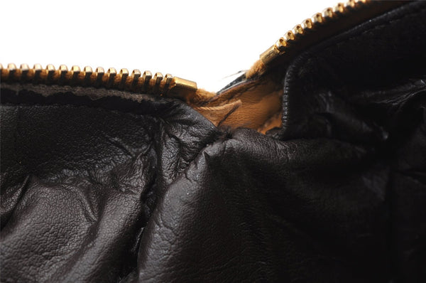 Authentic GUCCI Sherry Line Hand Bag GG Canvas Leather 0000851 Brown 1194K