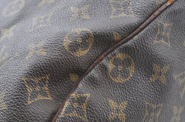 Authentic Louis Vuitton Monogram Speedy 35 Hand Boston Bag M41524 LV 1196G