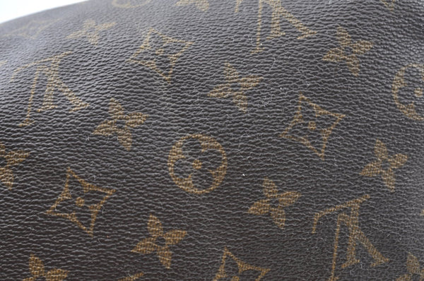 Authentic Louis Vuitton Monogram Speedy 35 Hand Boston Bag M41524 LV 1196G